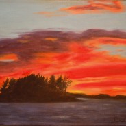 2014-17 Muskoka Beach Sunset