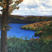 3768 – Smoke Lake from Hardwood Outlook Trail, Algonquin Park